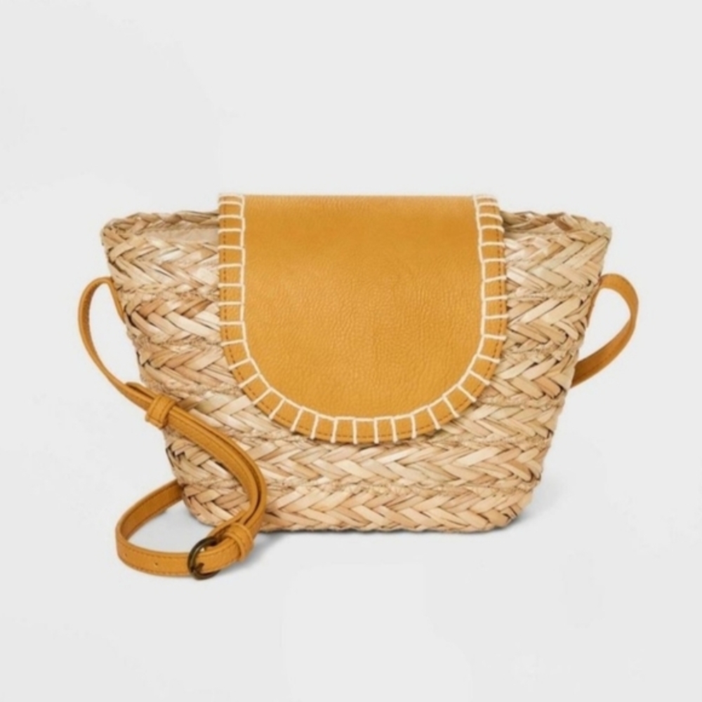 Universal Thread Straw Crossbody Purse | NWT
